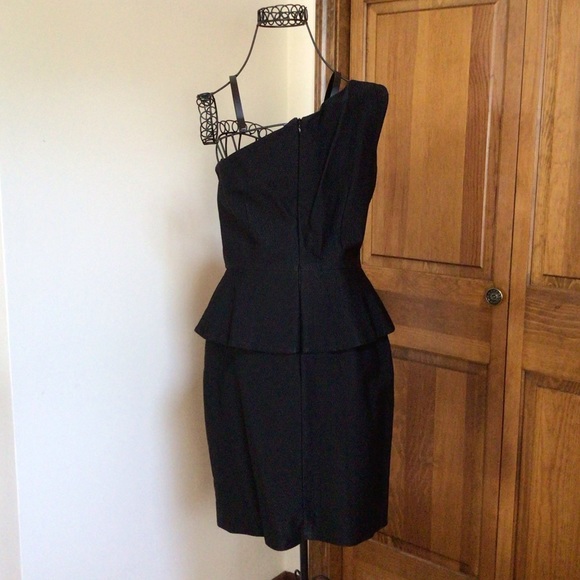 DAVID MEISTER BLACK COCKTAIL DRESS SIZE 6 - Picture 7 of 8